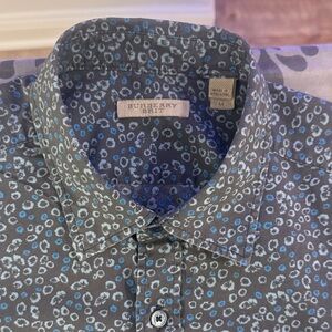 Burberry Brit Men's Medium Floral Print Shirt